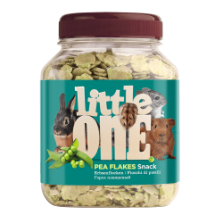 Little One Snack pour rongeur - Flocons de petits pois Faunelia