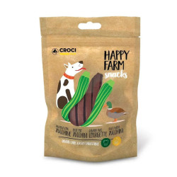 Happy Farm - Snack pour chiens - Canard et Courgettes