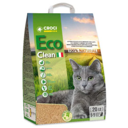 CROCI Litière végétale pour chat - Eco Clean Faunelia