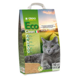 CROCI Litière végétale pour chat - Eco Clean Faunelia