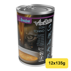 Vibrisse VIBRISSE SHAKE - Soupe pour chat - Senior+ - Thon  Vit-C Faunelia