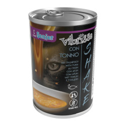 VIBRISSE SHAKE - Soupe pour chat - Senior+ - Thon  Vit-C