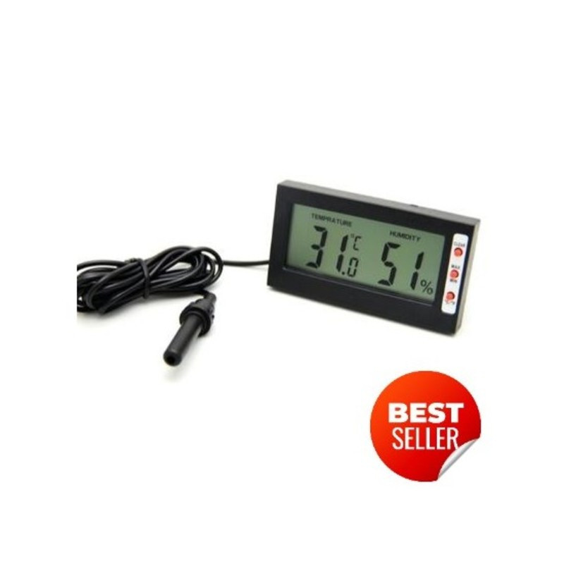 REPTECH THERMO HYGROMETRE DIGITAL AVEC MEMOIRE Faunelia