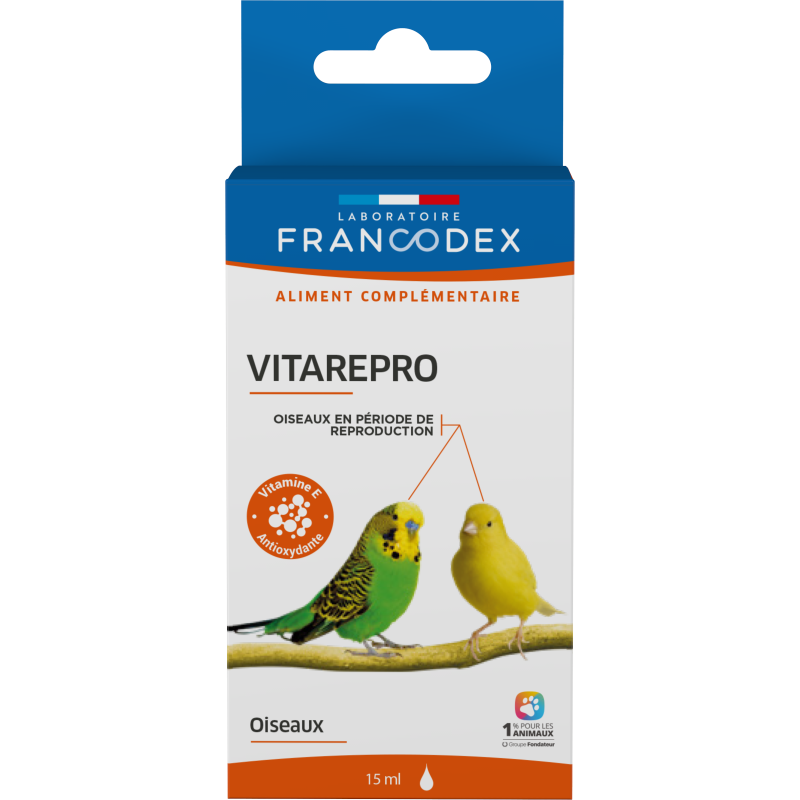 Francodex Vitarepro pour oiseaux Faunelia