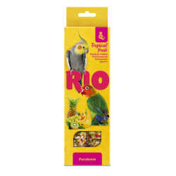 RIO Bâtonnets pour perruches avec fruits tropicaux Faunelia