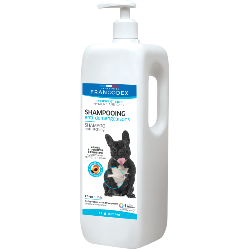 Francodex Shampooing Anti-Démangeaisons pour chien Faunelia