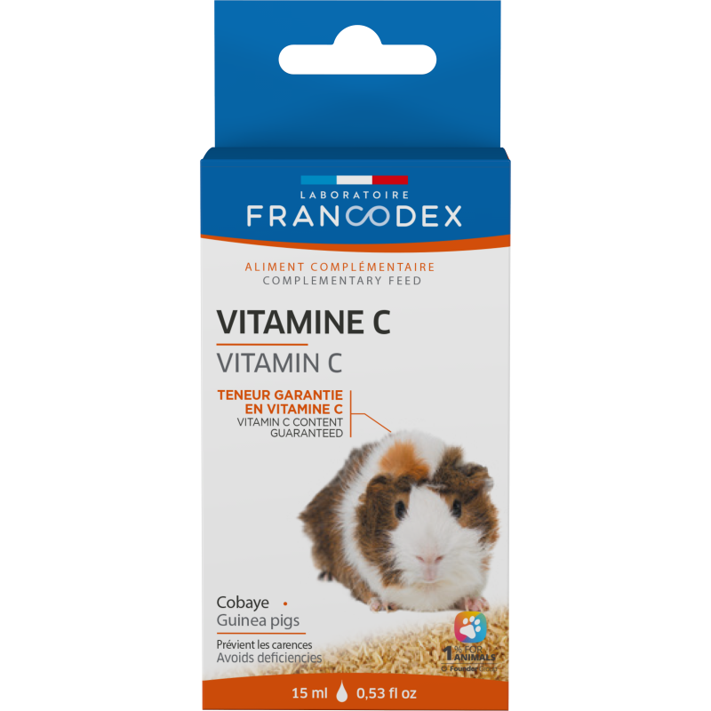 Francodex Vitamine C pour cobayes Faunelia