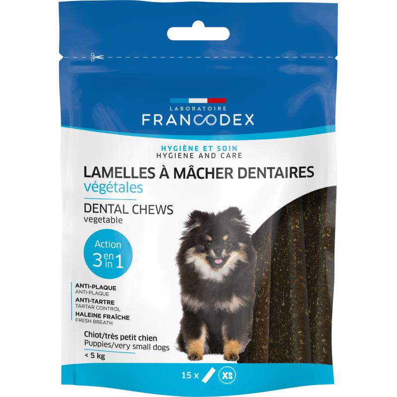 Francodex Lamelles à mâcher dentaires Faunelia