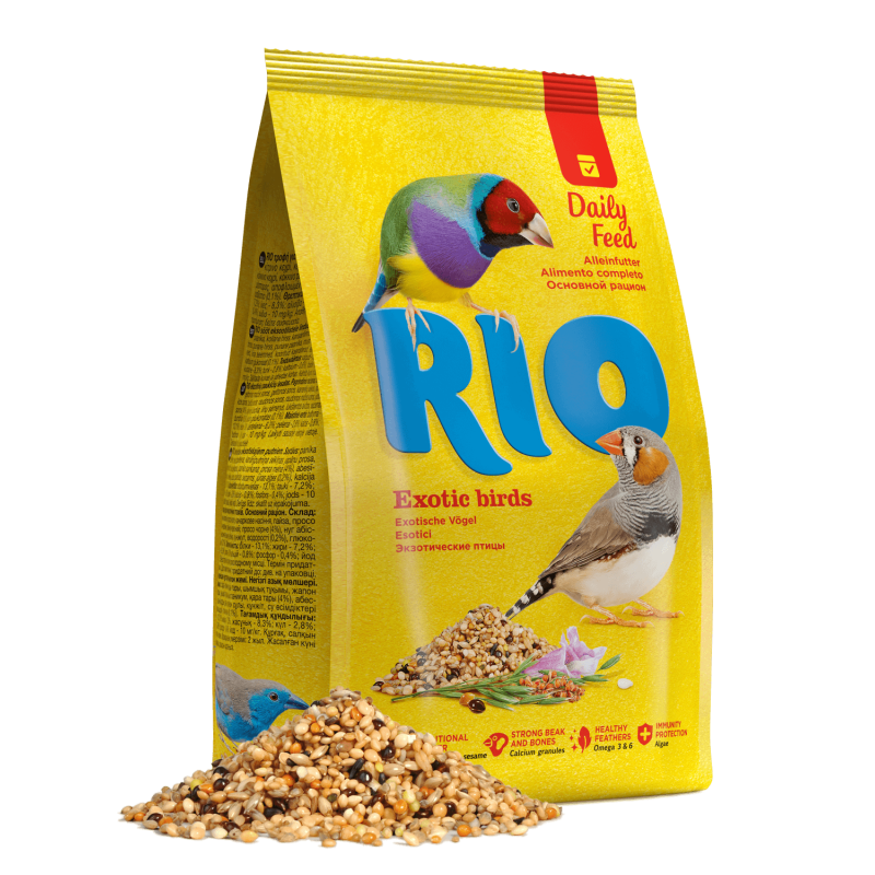 RIO Aliment quotidien équilibré - Oiseaux exotique Faunelia