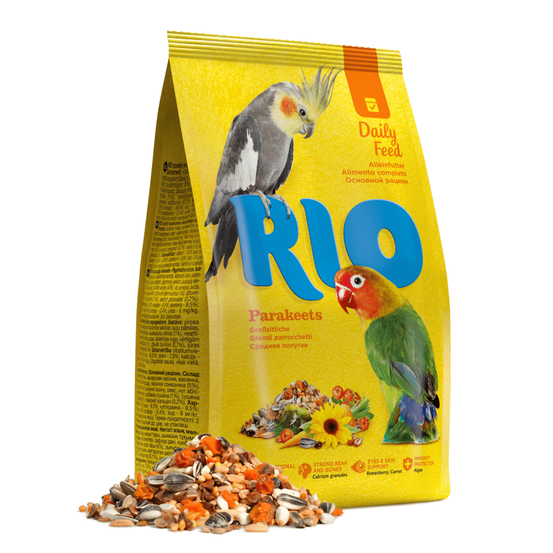 RIO Aliment quotidien équilibré - Grandes perruches Faunelia