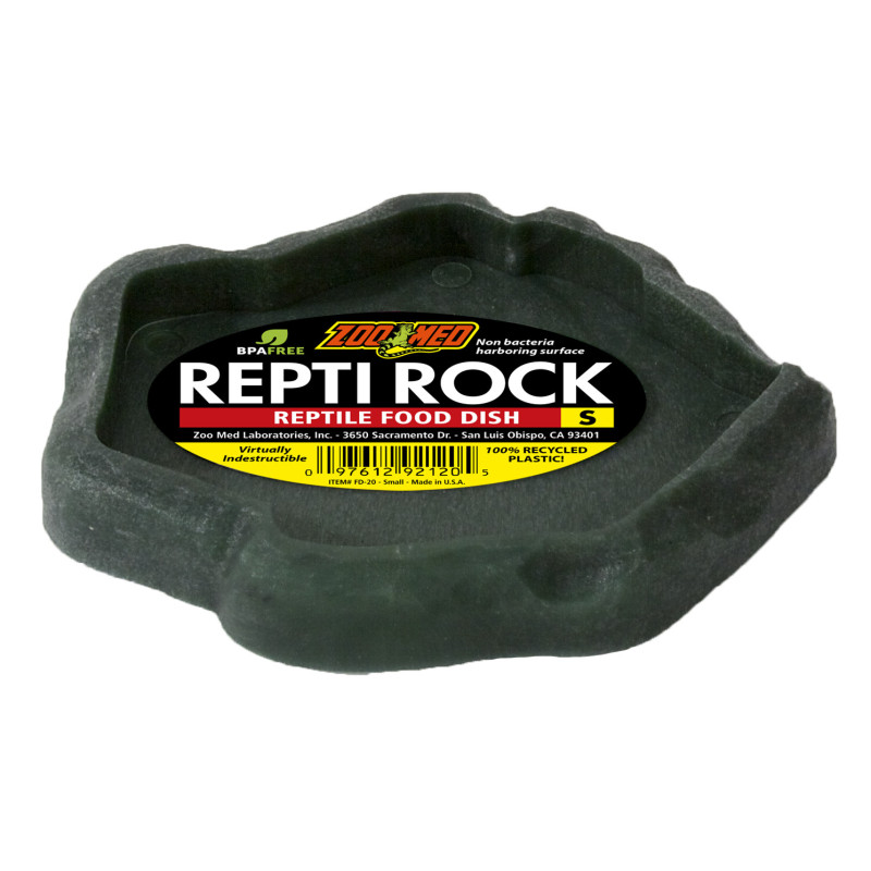 Zoomed Vasque "REPTI ROCK FOOD DISH" Faunelia