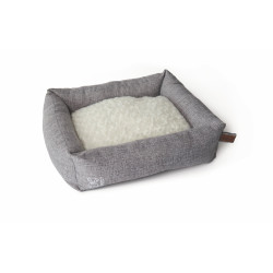 M-PETS Coussin pour chien Ovale "Snack" - Noir & Blanc Faunelia