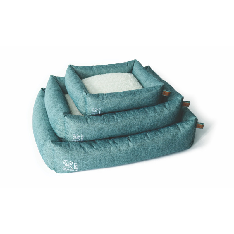 M-PETS Coussin pour chien "OLERON Basket" - Bleu Faunelia