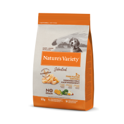 Nature's Variety Selected, No Grain - Croquettes - Chien, Junior - Toutes tailles - Poulet Faunelia