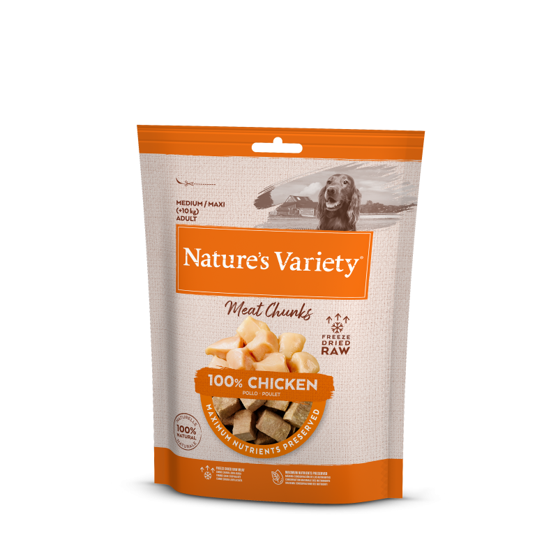 Nature's Variety Snack Chunks - Pour chien Faunelia