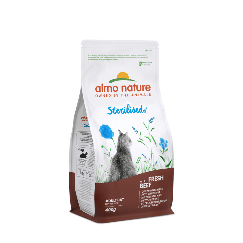 Almo nature HOLISTIC FONCTIONNEL - LIGHT - STERILISE - BŒUF Faunelia