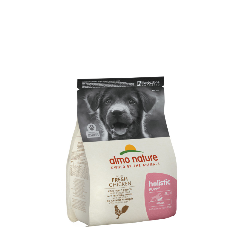 Almo nature Holistic - Croquettes - Chiot - Mini - Poulet Faunelia