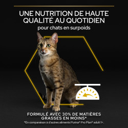 Purina Pro Plan - Croquettes - Chat, Adulte - Light - Dinde Faunelia