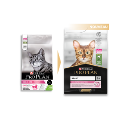 Purina Pro Plan - Croquettes - Chat, Adulte - Délicate digestion - Agneau Faunelia