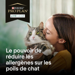 Purina Pro Plan LiveClear - Croquettes - Chat, Adulte, Stérilisé - Saumon Faunelia