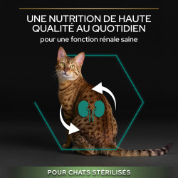 Purina Pro plan - Croquettes - Chat, Adulte, Stérilisé - Renal Plus - Lapin Faunelia