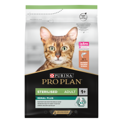 Purina Pro Plan - Croquettes - Chat, Adulte, Stérilisé - Renal Plus - Saumon Faunelia