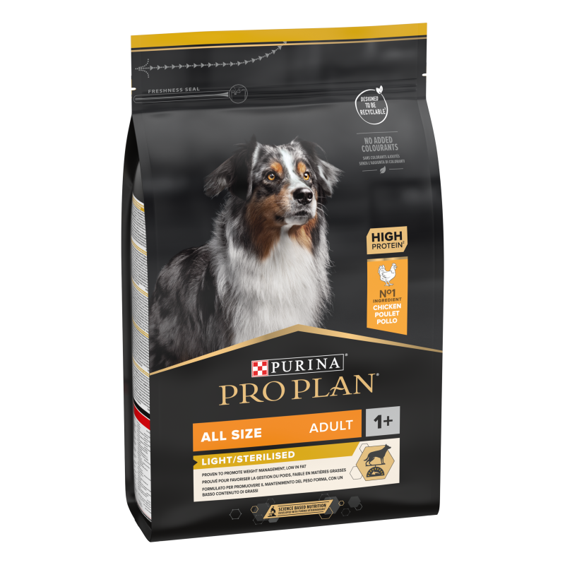 Purina Pro Plan - Croquettes - Chien, Adulte, Toutes tailles - Riche en poulet Faunelia