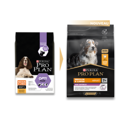 Purina Pro Plan - Croquettes - Chien, Mature, Medium & Large - Riche en Poulet Faunelia