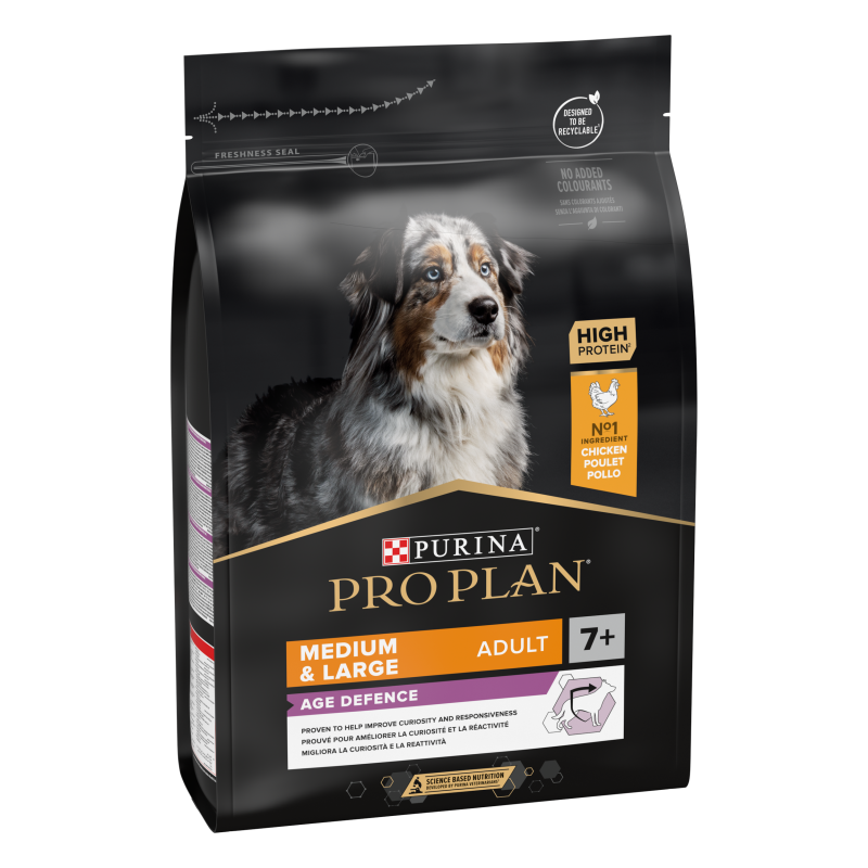 Purina Pro Plan - Croquettes - Chien, Mature, Medium & Large - Riche en Poulet Faunelia