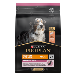 Purina Pro Plan - Croquettes - Chien, Mature, Medium & Large - Saumon Faunelia