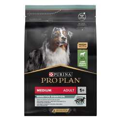 Purina Pro Plan - Croquettes - Chien, Adulte, Medium - Sensitive Digestion - Agneau Faunelia