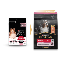 Purina Pro Plan - Croquettes - Chien, Adult, Medium - Sensitve Skin - Saumon Faunelia