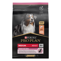 Purina Pro Plan - Croquettes - Chien, Adult, Medium - Sensitve Skin - Saumon Faunelia