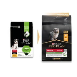 Purina Pro Plan - Croquettes - Chiot, Medium - Poulet Faunelia