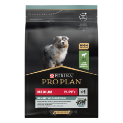 Purina Pro Plan - Croquettes - Chiot, Medium - Sensitive Skin - Agneau Faunelia