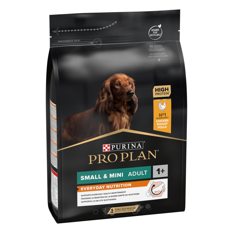 Purina Pro Plan - Croquettes - Chien, Adulte Mini & Small - Everyday Nutrition - Poulet Faunelia