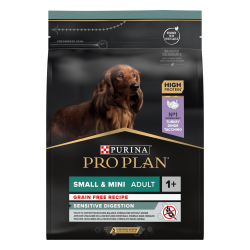 Purina Pro plan - Croquettes - Chien, Adulte - Sensitive Digestion - Grain Free - Dinde Faunelia