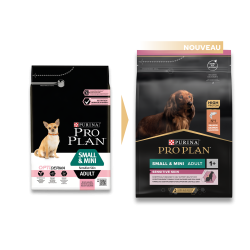 Purina Pro plan - Croquettes - Chien, Adulte, Mini & Small - Sensitive skin - Saumon Faunelia