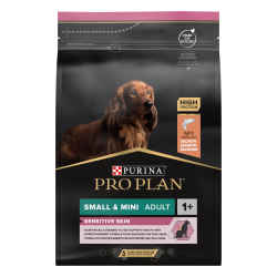 Purina Pro plan - Croquettes - Chien, Adulte, Mini & Small - Sensitive skin - Saumon Faunelia