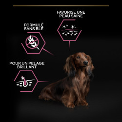 Purina Pro plan - Croquettes - Chien, Adulte, Mini & Small - Sensitive skin - Saumon Faunelia