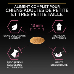 Purina Pro plan - Croquettes - Chien, Adulte, Mini & Small - Sensitive skin - Saumon Faunelia