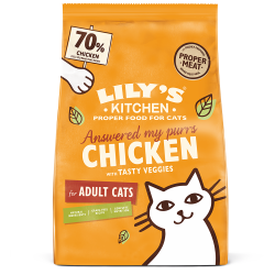 Lily's kitchen Croquettes - Chat - Recette au poulet, avec de délicieux légumes Faunelia