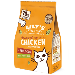 Lily's kitchen Croquettes - Chat - Recette au poulet, avec de délicieux légumes Faunelia