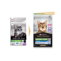 Purina Pro plan - Croquettes - Chat, Senior, Stérilisé - Longevis - Dinde Faunelia