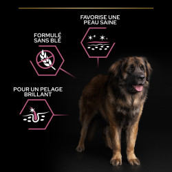 Purina Pro Plan - Croquettes - Chien, Adulte, Large & Robuste - Sensistive Skin - Saumon Faunelia