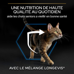 Purina Pro Plan - Croquettes - Chat, Senior - Longevis - Saumon Faunelia