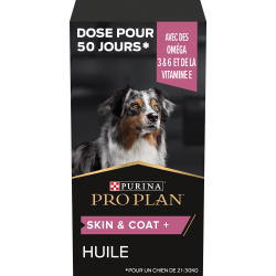 Purina PRO PLAN - Skin & Coat+ pour chien - Huile Faunelia