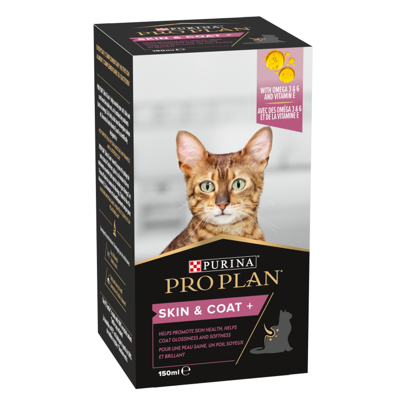 Purina PRO PLAN - Skin & Coat+ pour chat - Huile Faunelia