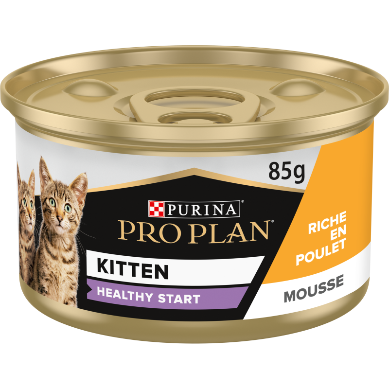 Purina PRO PLAN - Mousse - Chaton - Poulet Faunelia