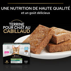 Purina PRO PLAN - Chat, Adulte, Stérilisé - Maintenance - Cabillaud Faunelia